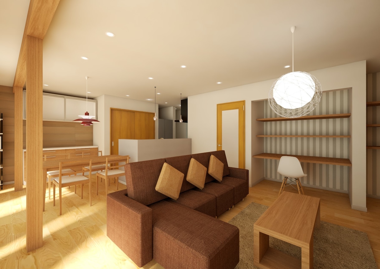 デザイナーが「店舗内装デザイン」3Dパース作ります 内装デザインと３Dパース作成・内装仕様書作成を行います。 イメージ6