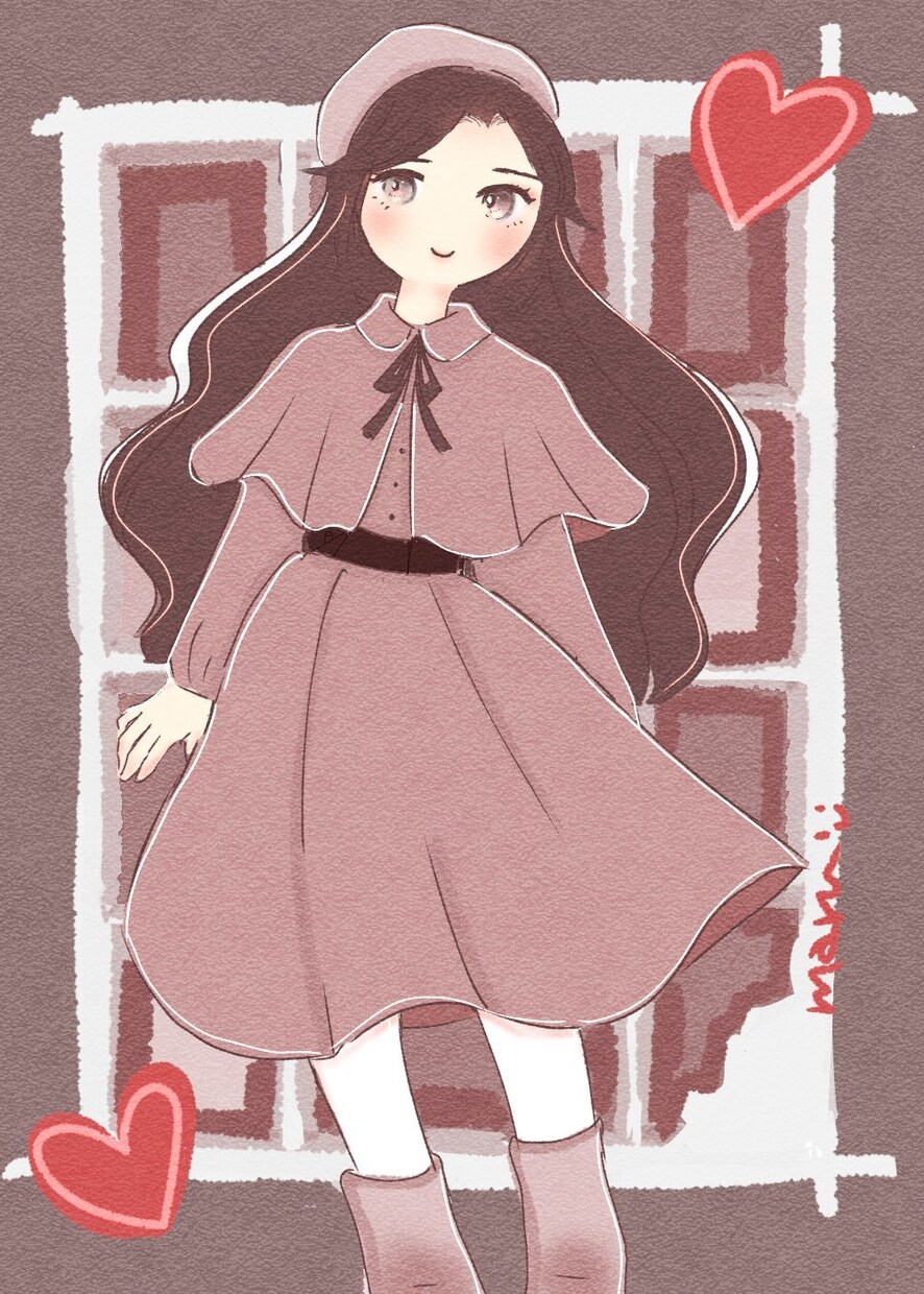 ふんわり優しい女の子イラストアイコン描きます ガールズイラスト　デジタルにて イメージ2