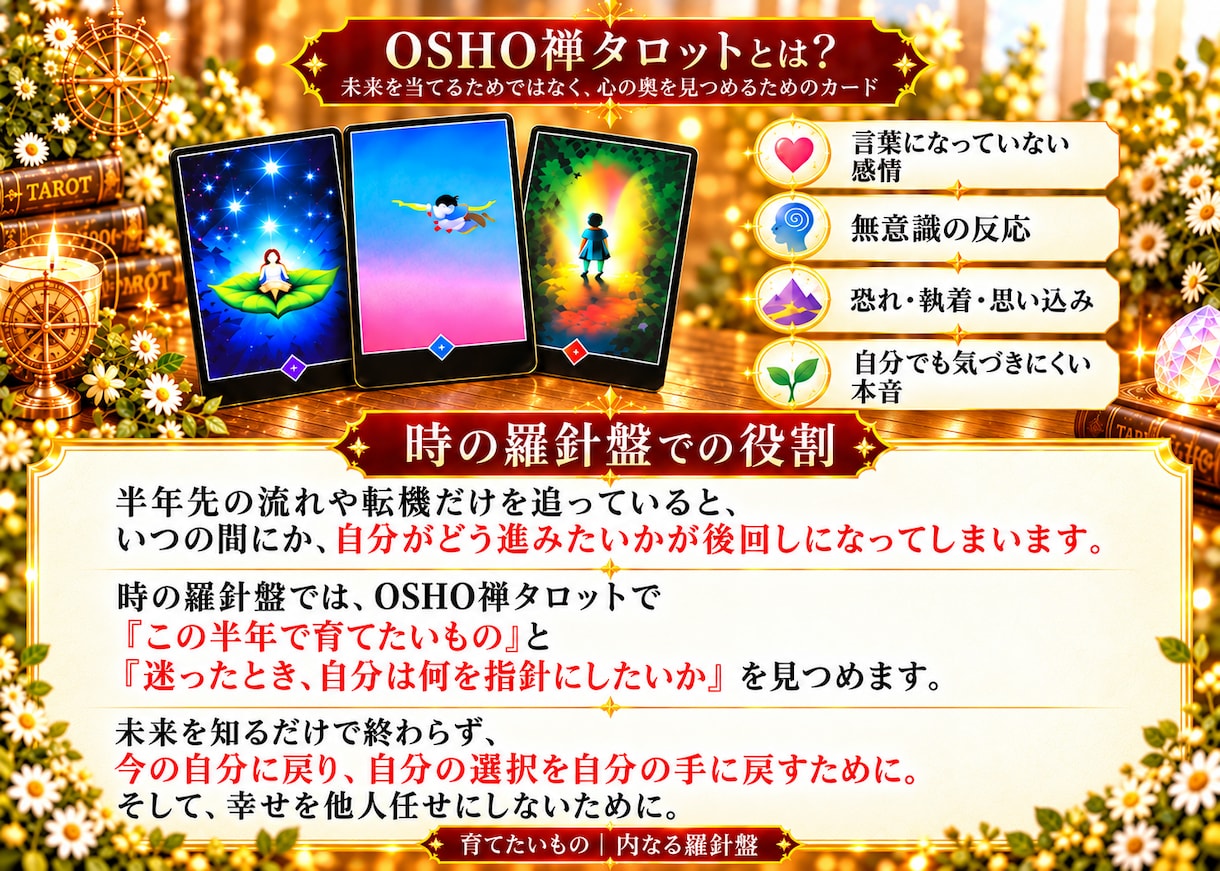 半年先の全体運◆流れ・変化・転機を読みますます これからどう動くかのヒントまで見ます イメージ6