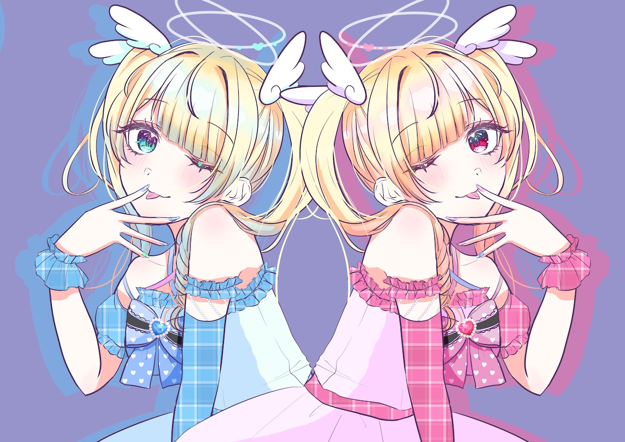 きゅるきゅるなかわいいイラストをお届けします 修正何度でも◎ 3～5日で納品します！ イメージ1