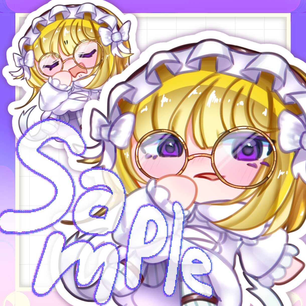 ポップでかわいいデフォルメイラストをお届けします 【先着3名様限定】表情差分3つまで無料キャンペーン中‼️ イメージ7
