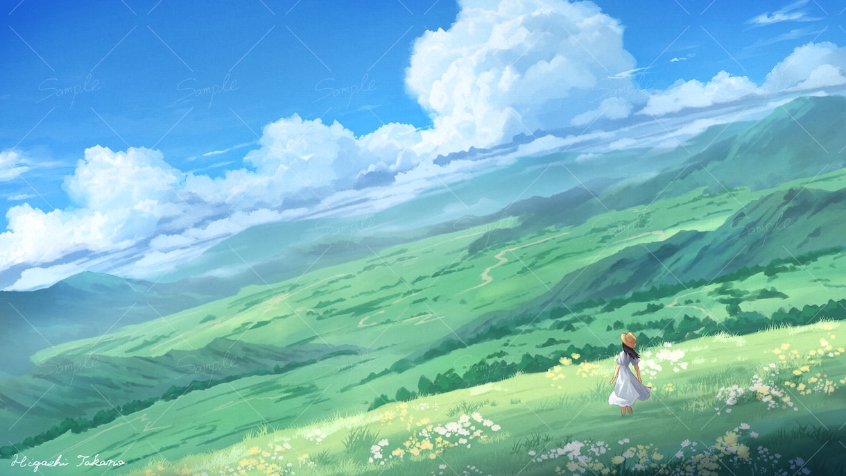 MV用、歌ってみた用の背景イラストを描きます 綺麗で切ないMV用イラストを制作いたします！ イメージ6