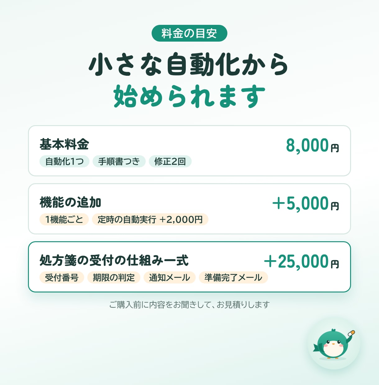 スプレッドシートの手作業をGASで自動化します Googleのアカウントだけで動く、月額費用なしの業務自動化 イメージ3