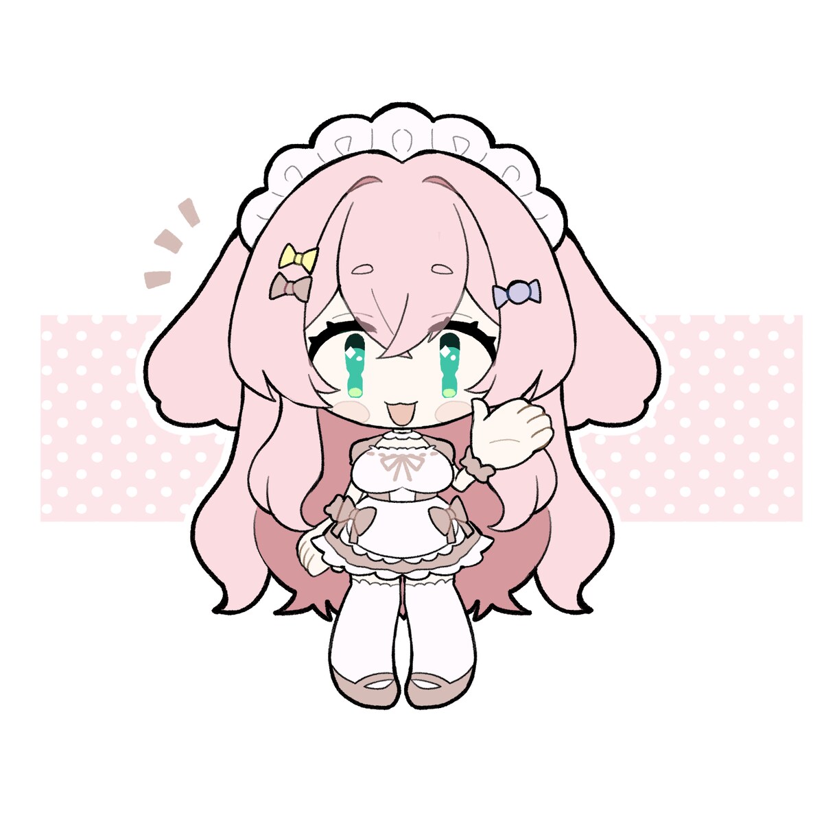 ミニキャラ・SDキャラ・デフォルメイラスト描きます シンプルでかわいいミニキャラです！SNSアイコンなどに！ イメージ7