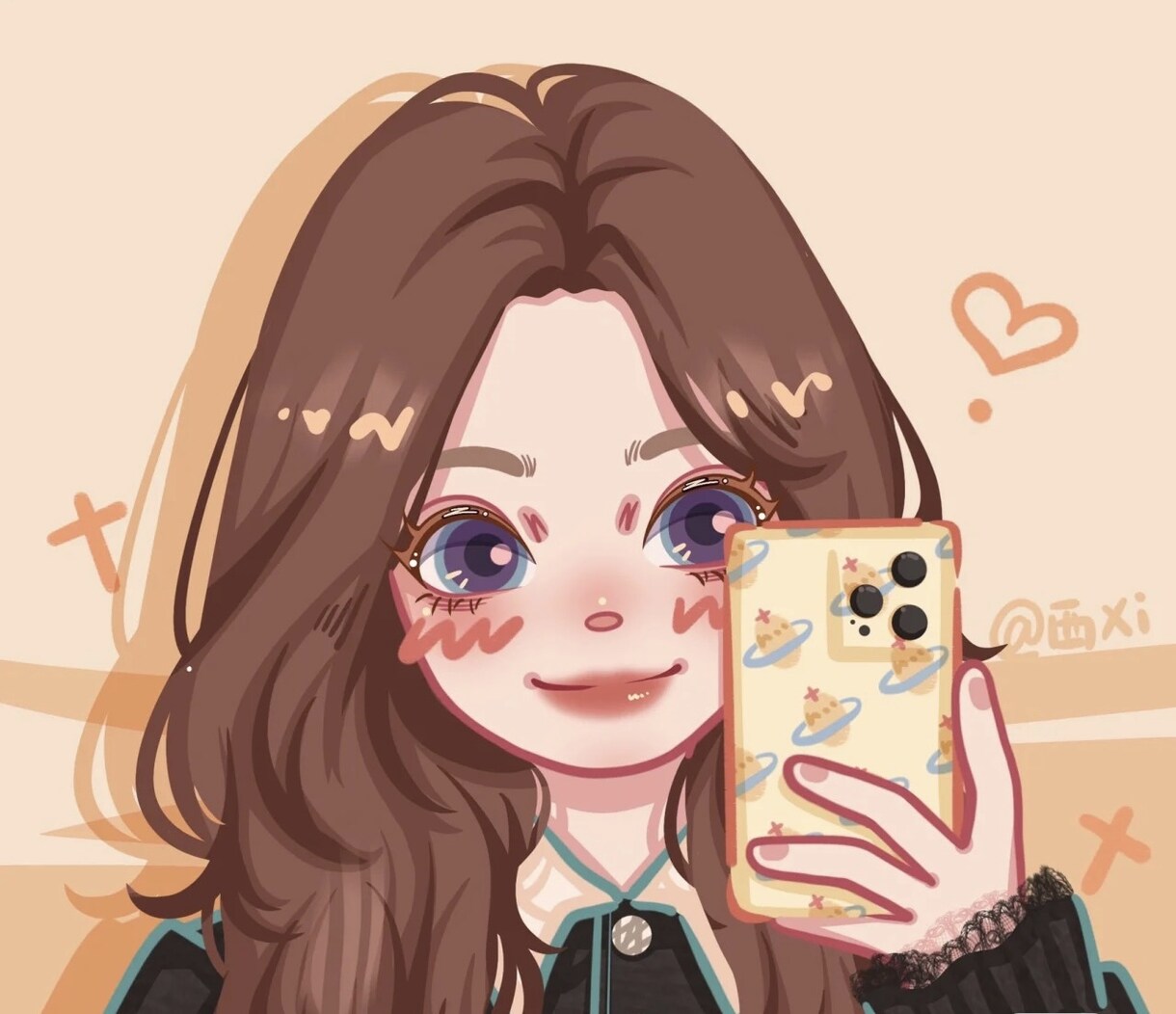 かわいいミニキャラのアイコン描きます SNS等で使用するかわいいミニキャラのアイコン イメージ1