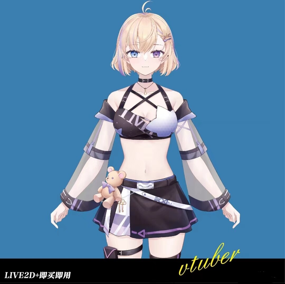 Live2Dバーチャルアノウンサーのイメージます 3Dのデザインを依頼してカスタムします。 イメージ4