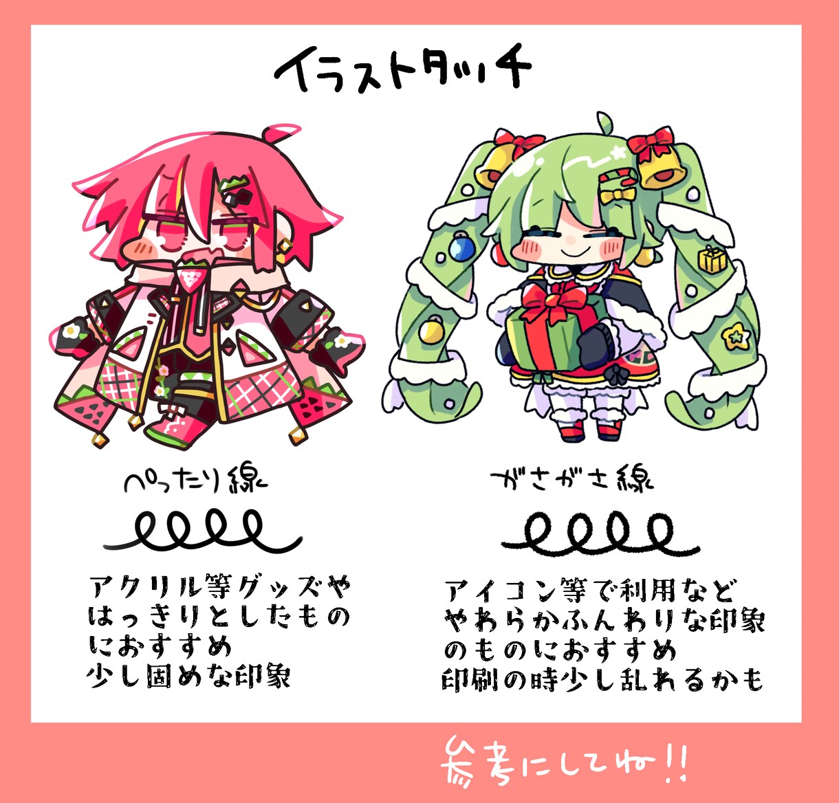 SDイラスト納品します グッズ制作等のお手伝いもできます イメージ2
