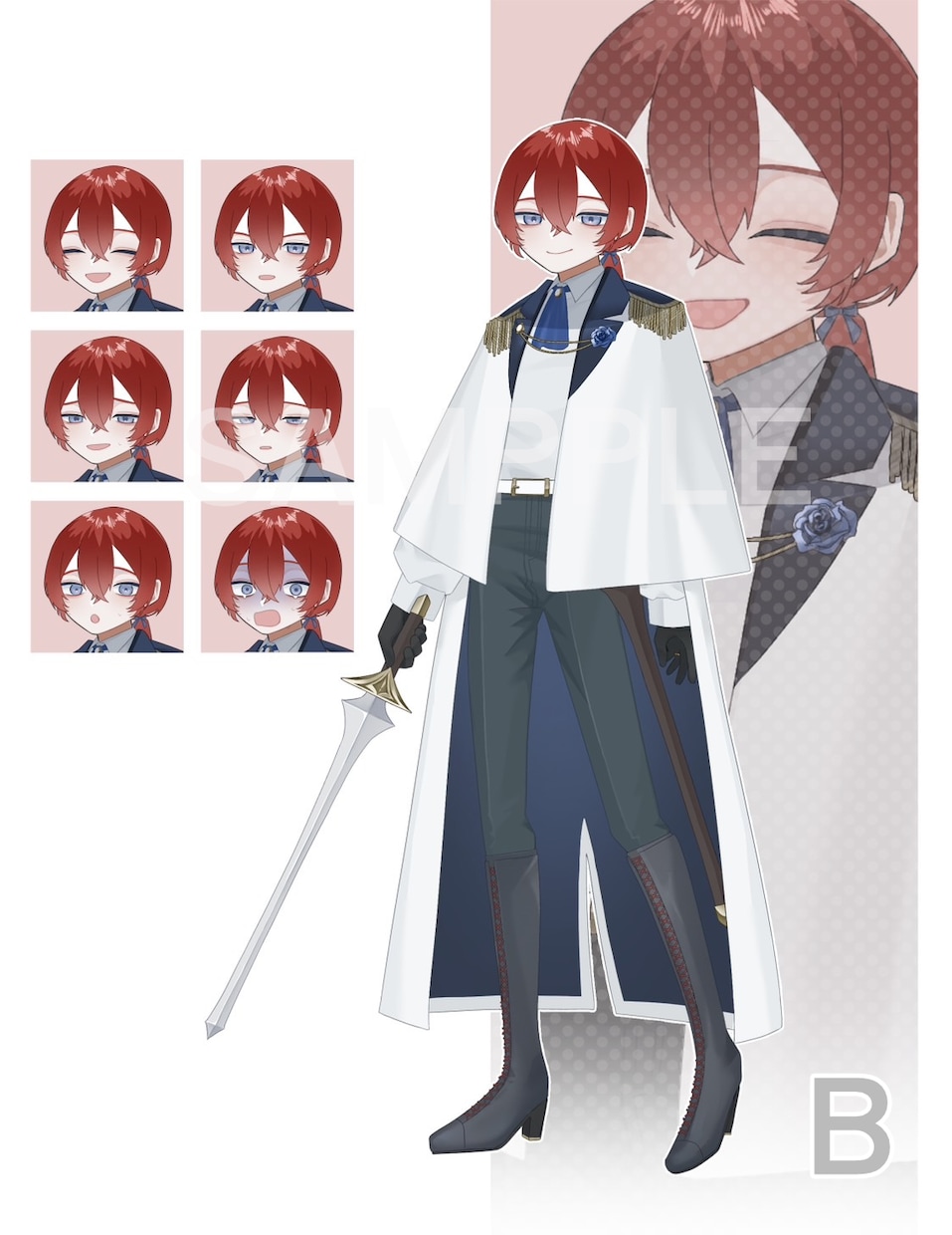 ポップでかわいいキャラデザ、立ち絵の制作します TRPG・配信・ゲーム・動画などご自由にどうぞ！三面図も可 イメージ2