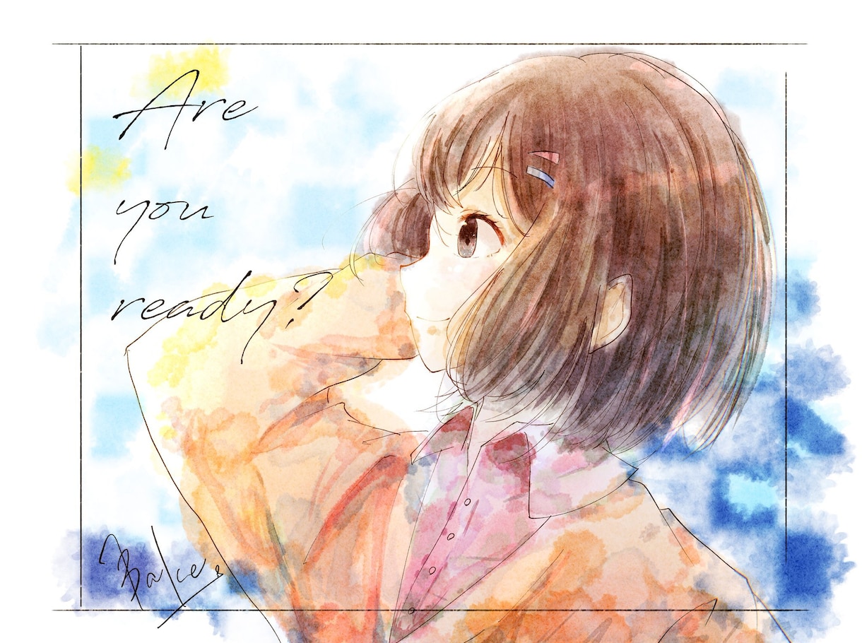 儚い水彩風アイコンお描きします 画用紙に描いたような柔らかいアイコンは如何ですか？ イメージ9