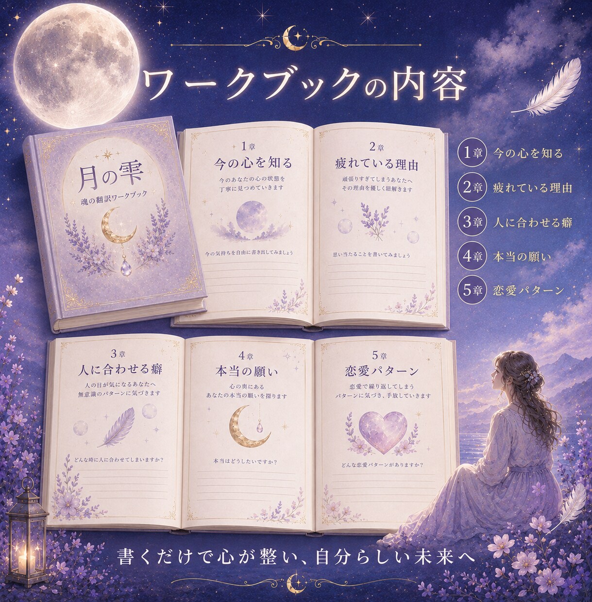 恋愛で自分を見失う女性の心を整えます 彼に合わせすぎて苦しいあなたへ。恋愛の苦しさを優しく整理する イメージ4
