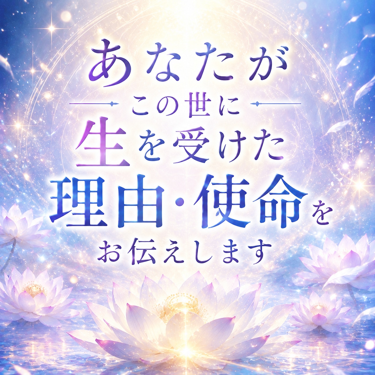 魂の使命｜生まれてきた意味・役割をお伝えします 生きづらい、何のために生きているのか悩み始めたあなたへ イメージ2