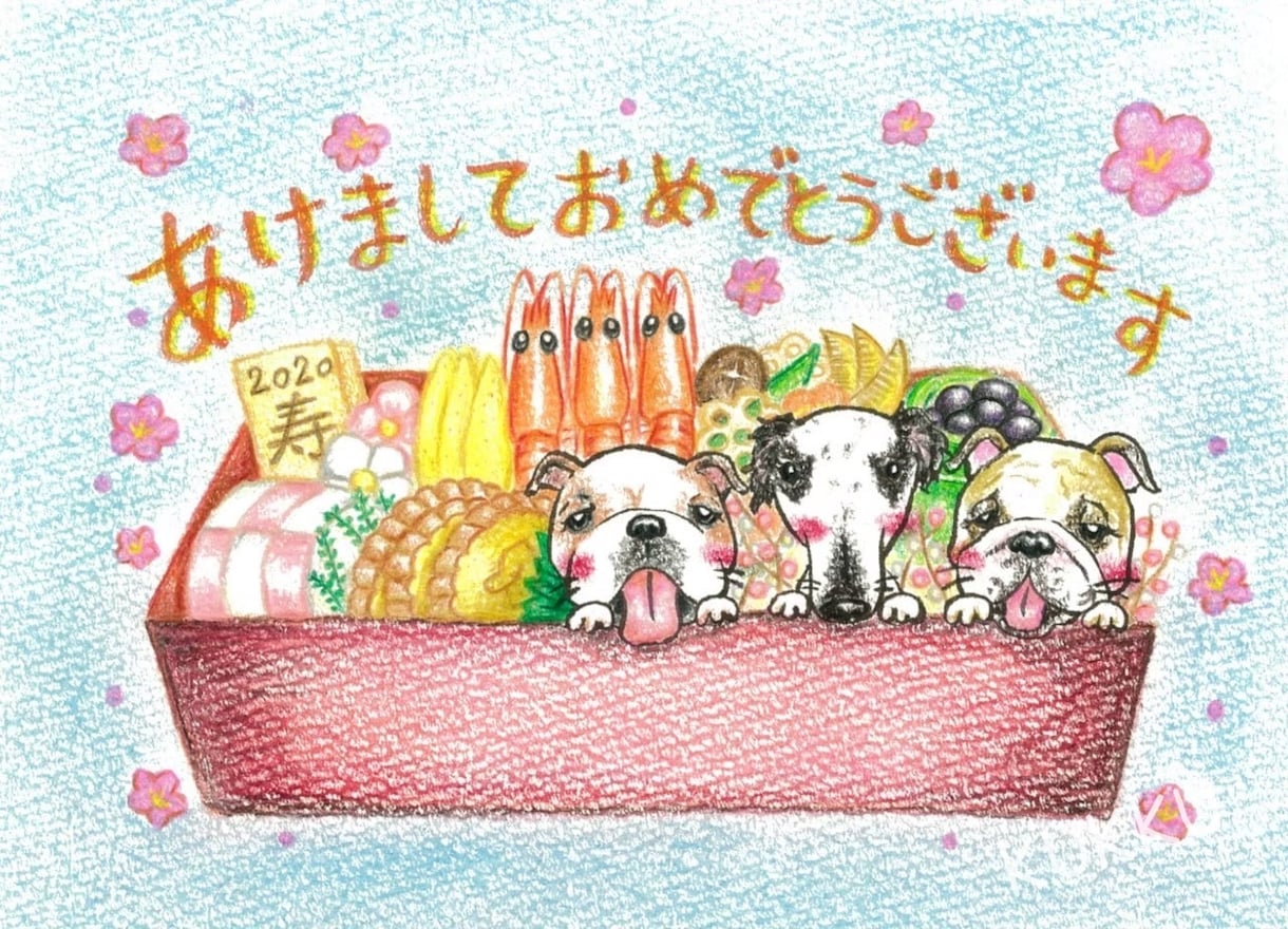 年賀状＆暑中見舞い手描きイラスト作成致します 温かみのあるイラストで想いを伝えませんか(*ᴗˬᴗ)ꕤ*｡ﾟ イメージ7