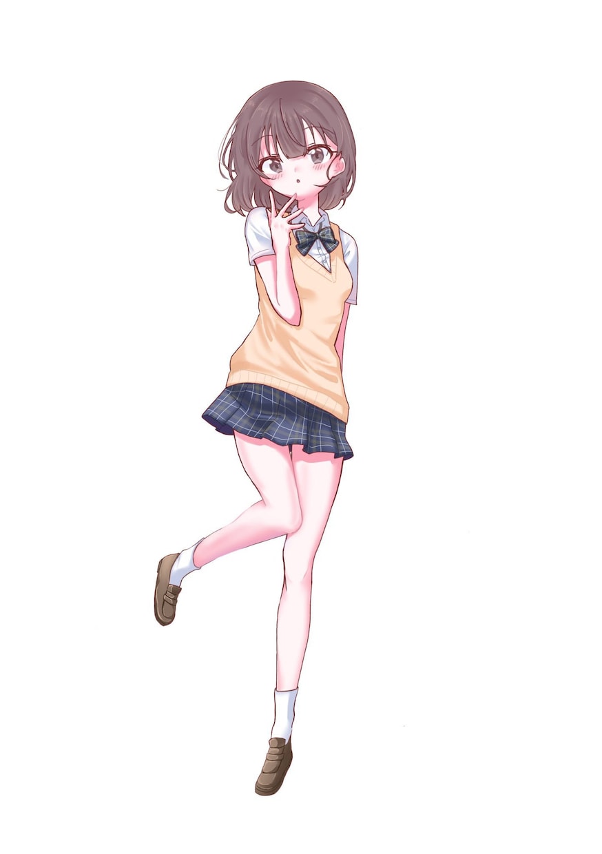 シンプルな女の子の立ち絵や1枚絵描きます いろいろな女の子を描きます！！ イメージ2