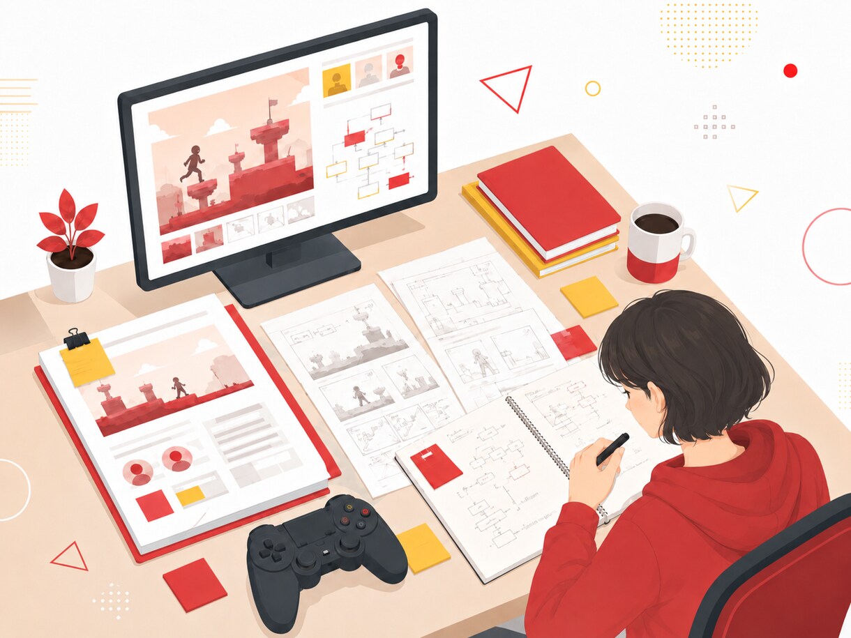 就活生向け　現役プランナーがゲーム企画を整理します 「アイデアはある、でも企画書の書き方が…」、そんなあなたに！ イメージ1