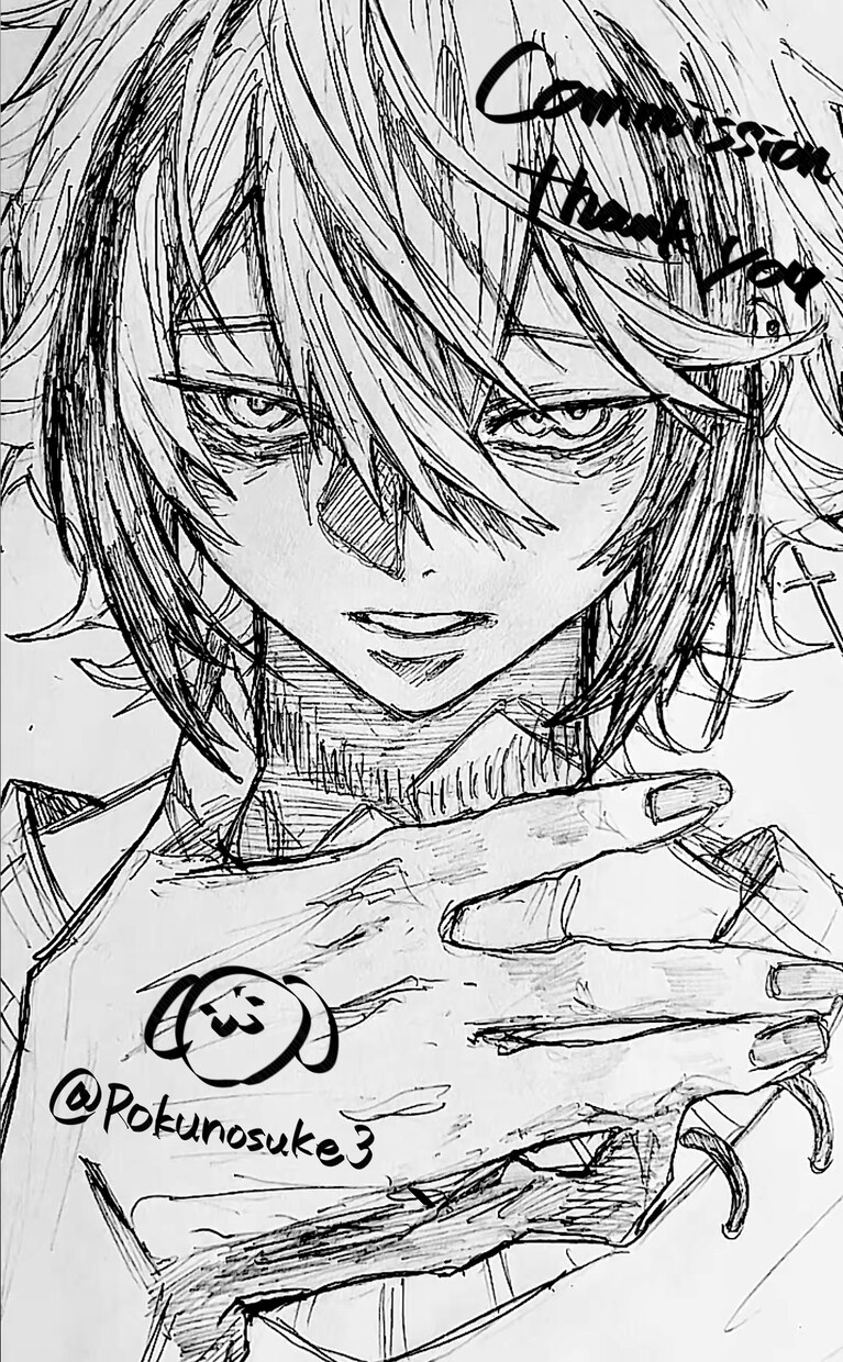 シャープペンで素敵な人物イラスト描きます 何度でもOK！ラフ提案数、修正無制限‼️ イメージ2