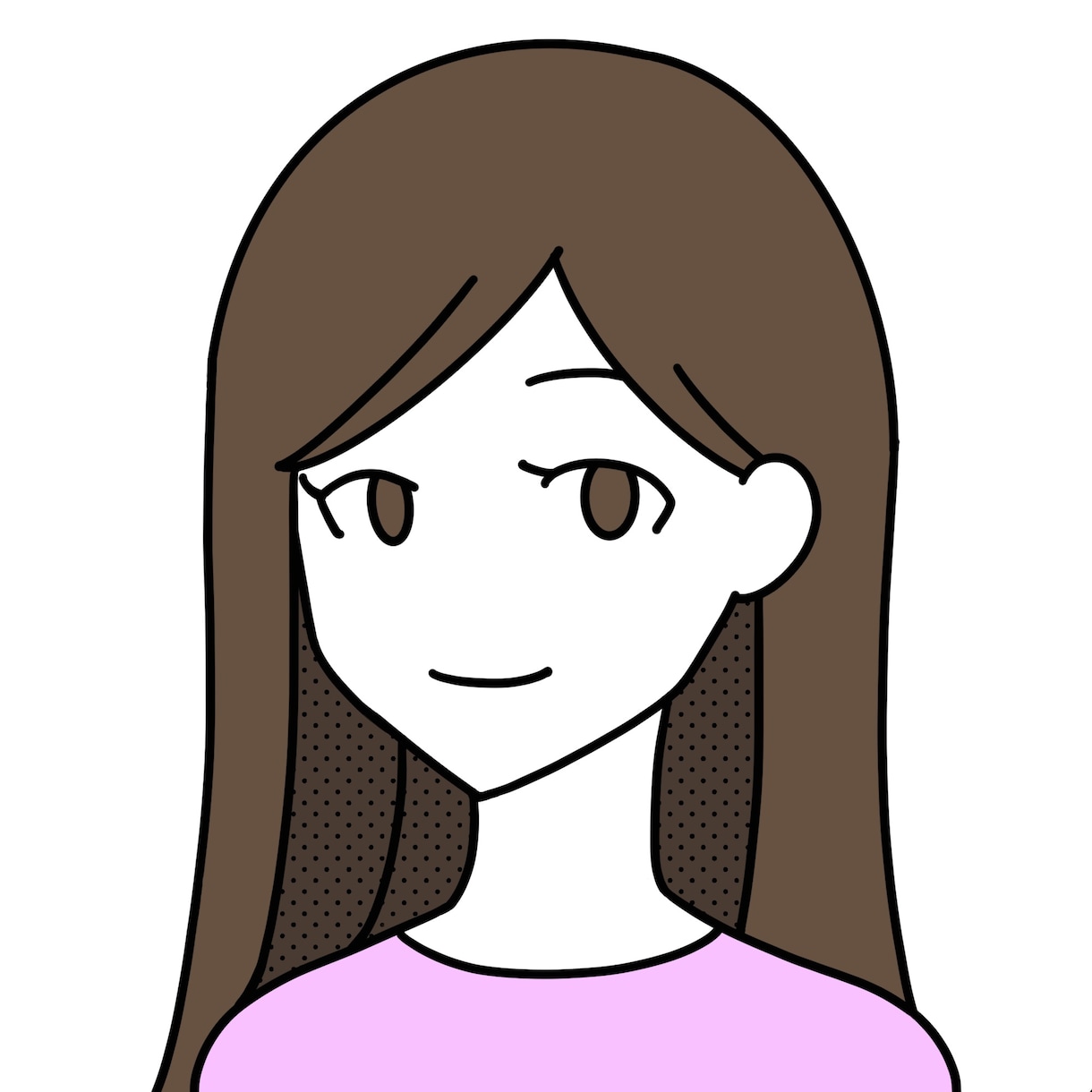 商用可シンプルポップかわいい女の子イラスト描きます SNSアイコン、YouTube、インスタ、挿絵など イメージ5