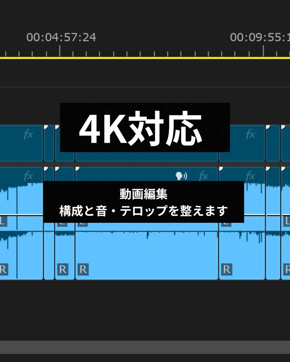 構成から整える4K対応YouTube編集します 高性能PC×高速回線で動画編集対応 イメージ1