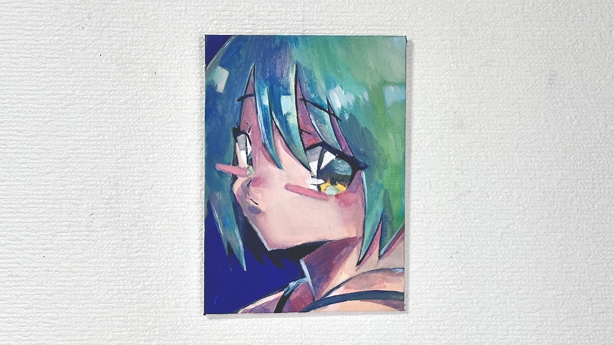 あなただけのものになる絵を描きます サブカルをアートに！平成風作画で油絵を♩ イメージ2