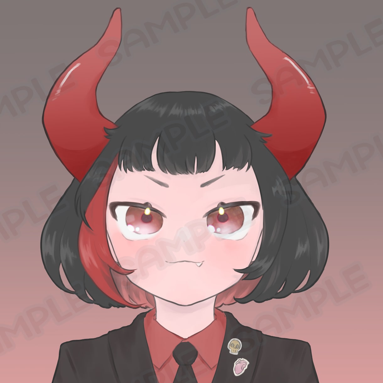 その世界観を表す1枚絵を描きます かわいい、かっこいい人物で優しい雰囲気やクールな雰囲気など イメージ5