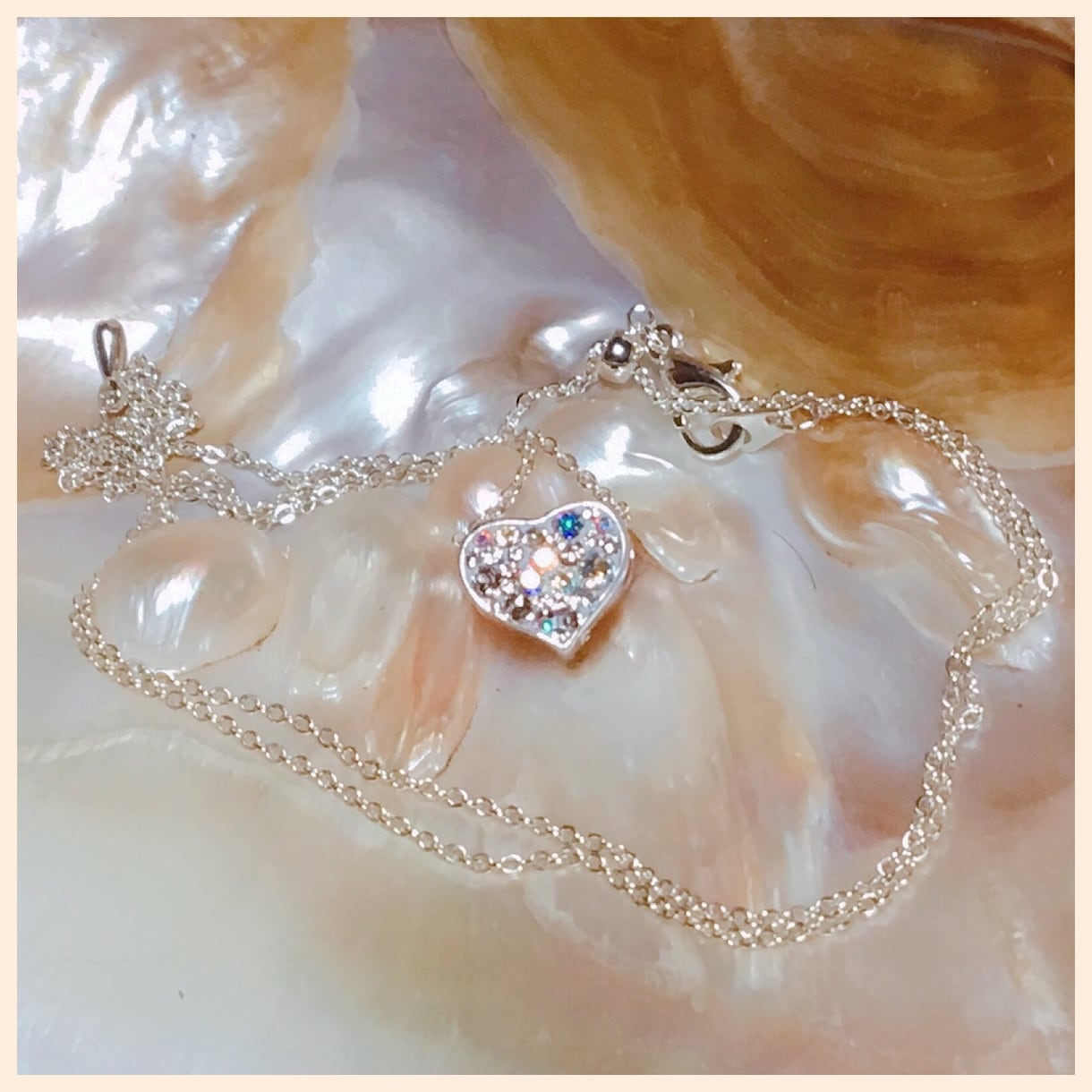 リバーシブルネックレス❤️作ります 本物SWAROVSKI✨ 長さ52cmまで調節自在✨ イメージ4