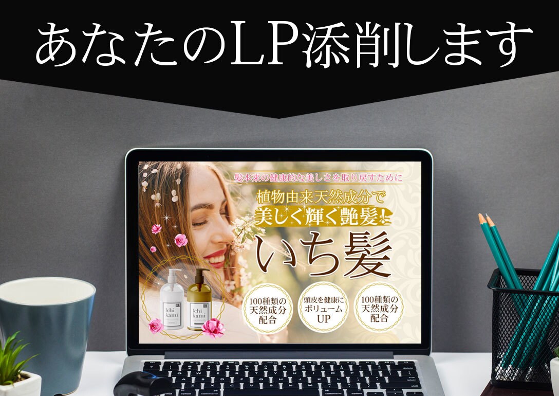 デザイナー、個人事業主さん向け！LP添削します デザインスクール所属経験あり！その経験を踏まえて添削します！ イメージ1