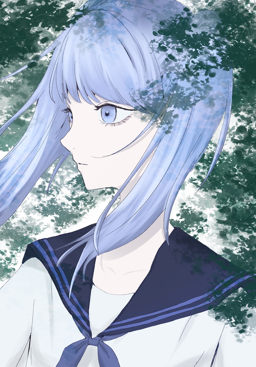 雰囲気のあるイラスト描きます 透明感・退廃的・アンニュイなど独特の空気感出すのが得意です イメージ5