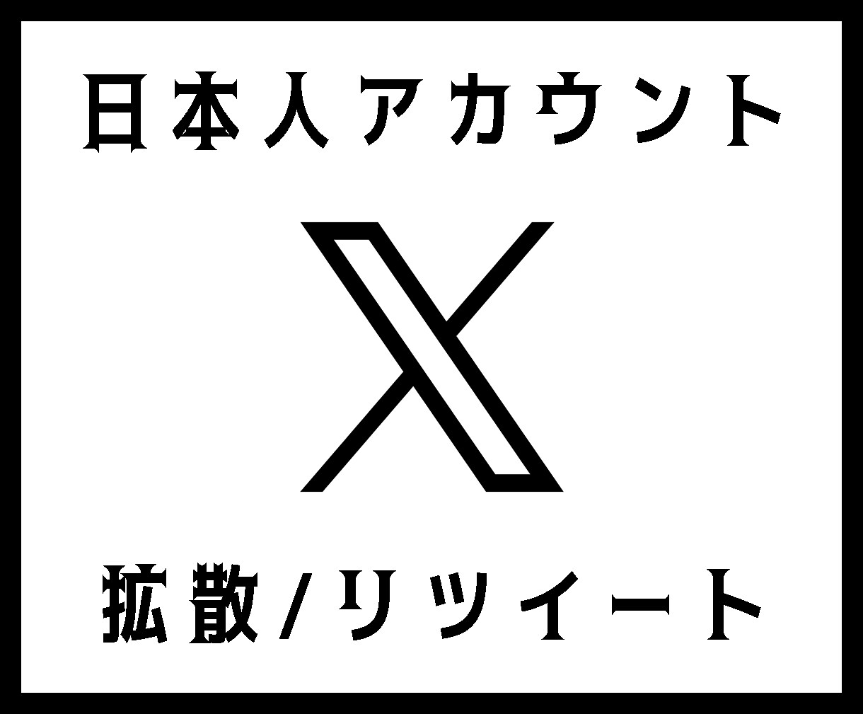 日本人垢でTwitter150拡散（リツ）します 高品質日本人アカウントで拡散します！ イメージ1