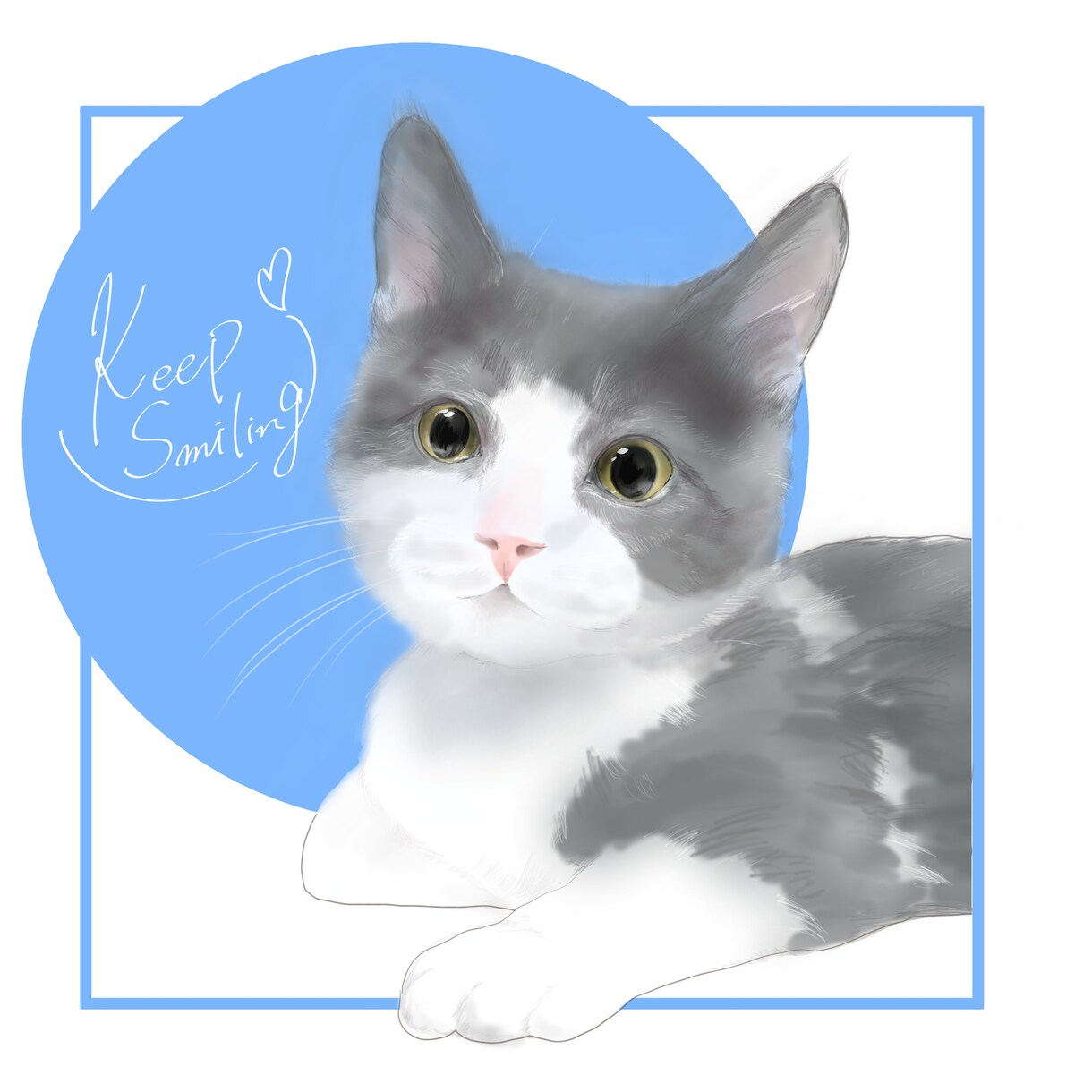 ペットのイラストお描きします 優しくあたたかい雰囲気であなたの大切なペットをお描きします イメージ3