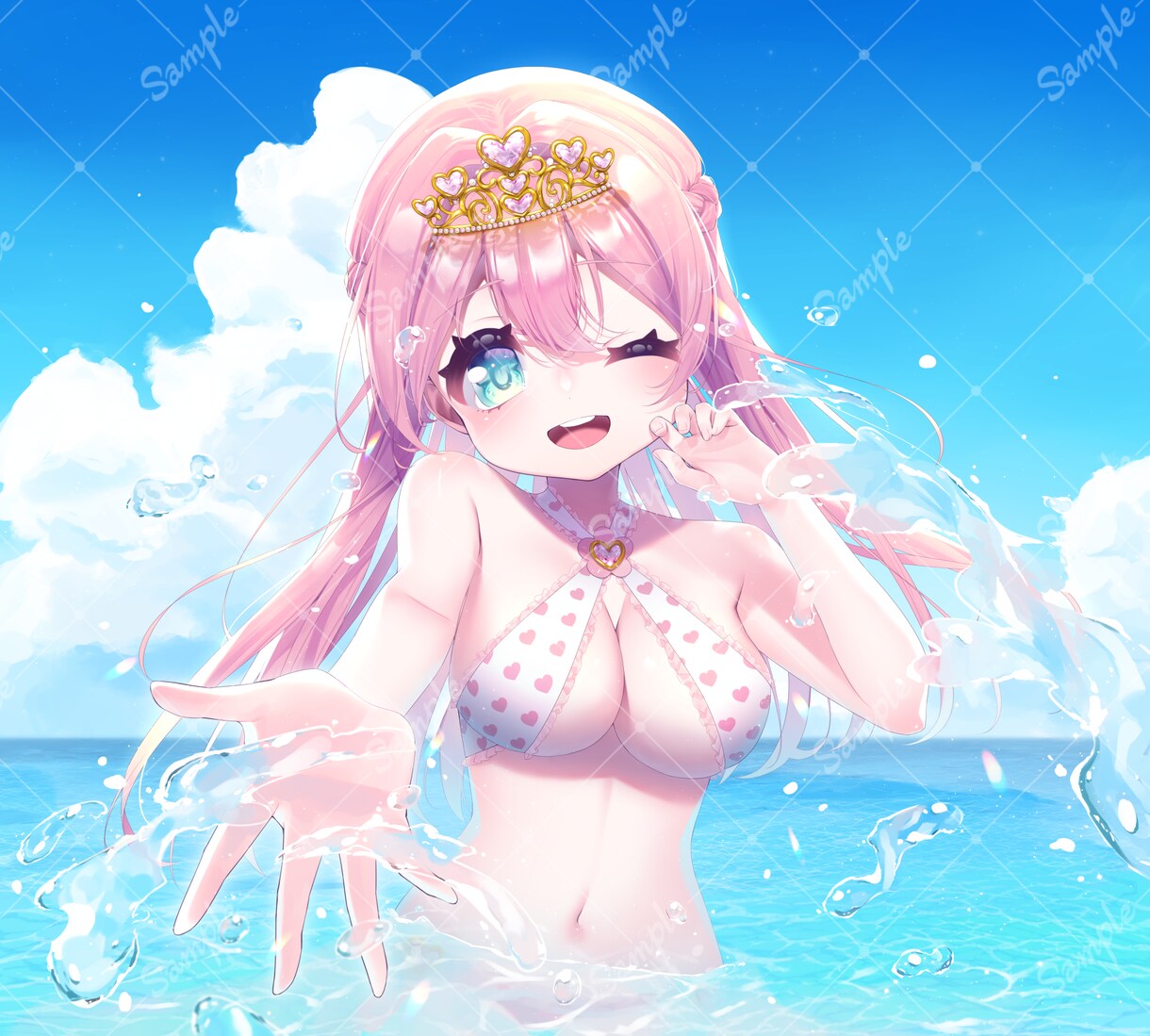 可愛い女の子の１枚絵イラストお描き致します ＊動画（歌ってみたやサムネイル等）、ゲーム、書籍などにぜひ！ イメージ1