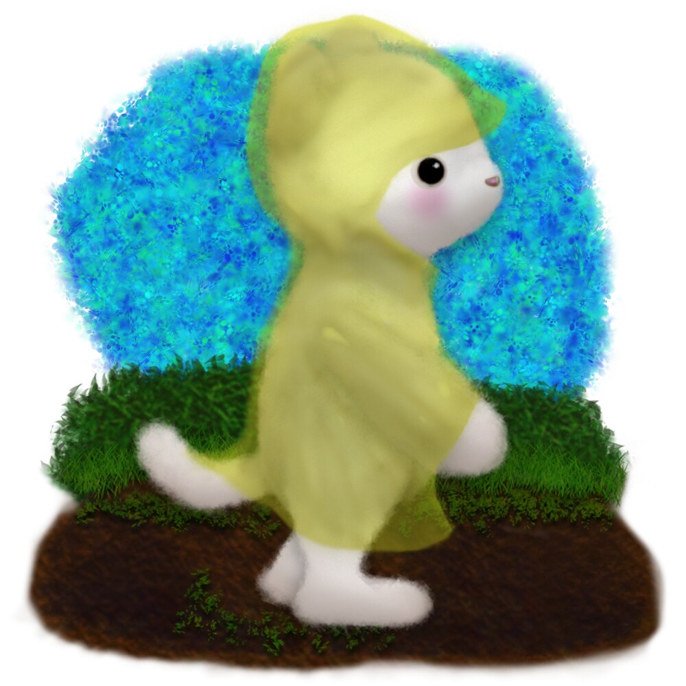 季節のモフモフ動物のイラスト作成いたします 季節感あるミニチュア風イラストです♪すぐにご購入いただけます イメージ1