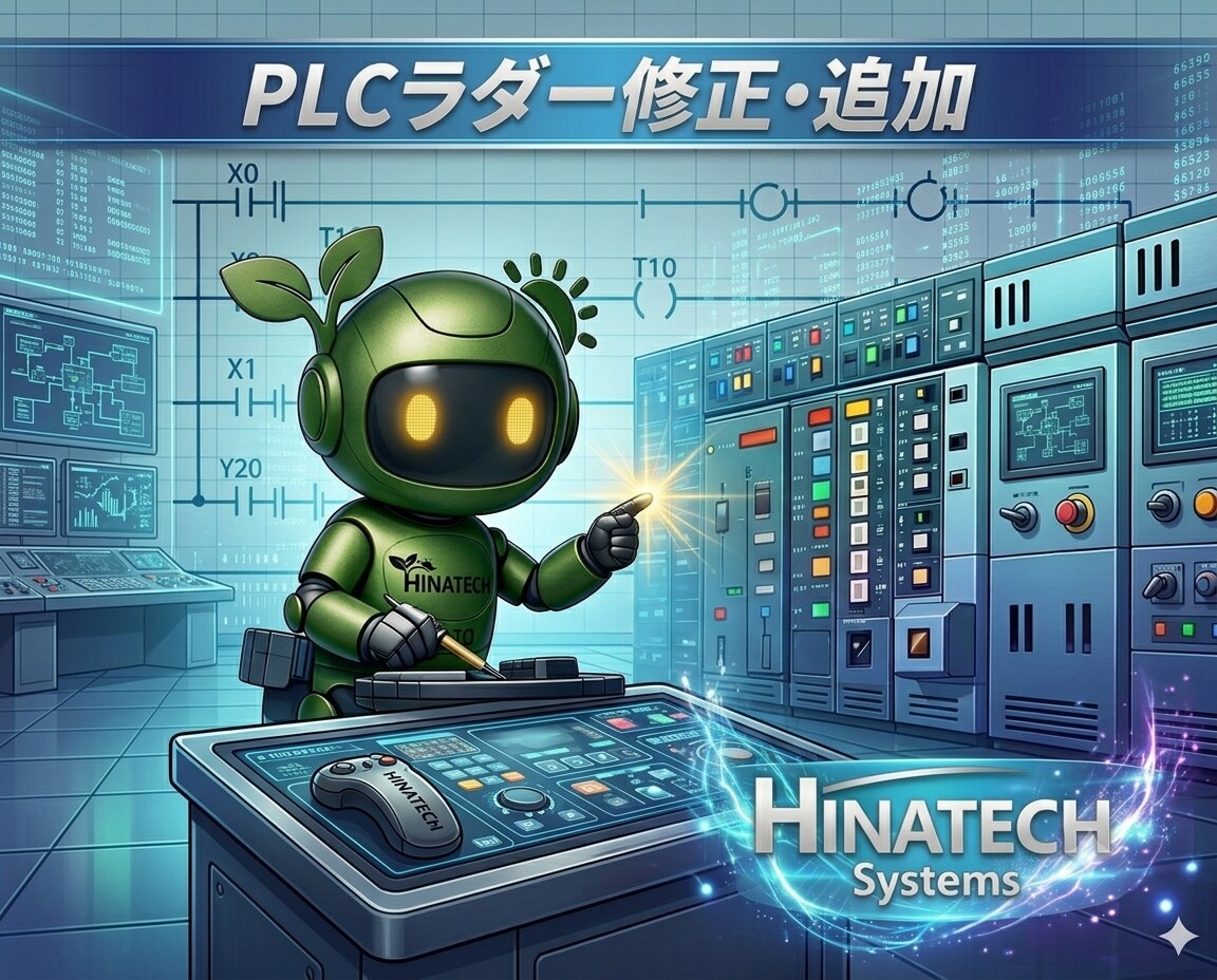 PLCラダー修正・追加／小規模案件も歓迎します 設備改造や不具合調査も迅速に対応します イメージ1
