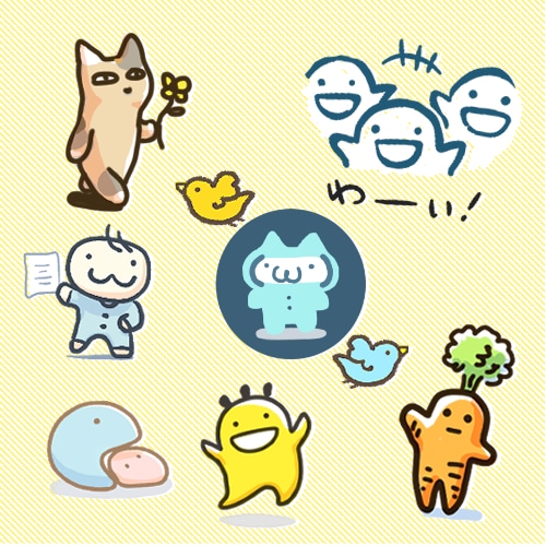 ゆるかわ！ふしぎかわいいアイコンお作りします シュールなアイコンで個性を出すべし！ イメージ2