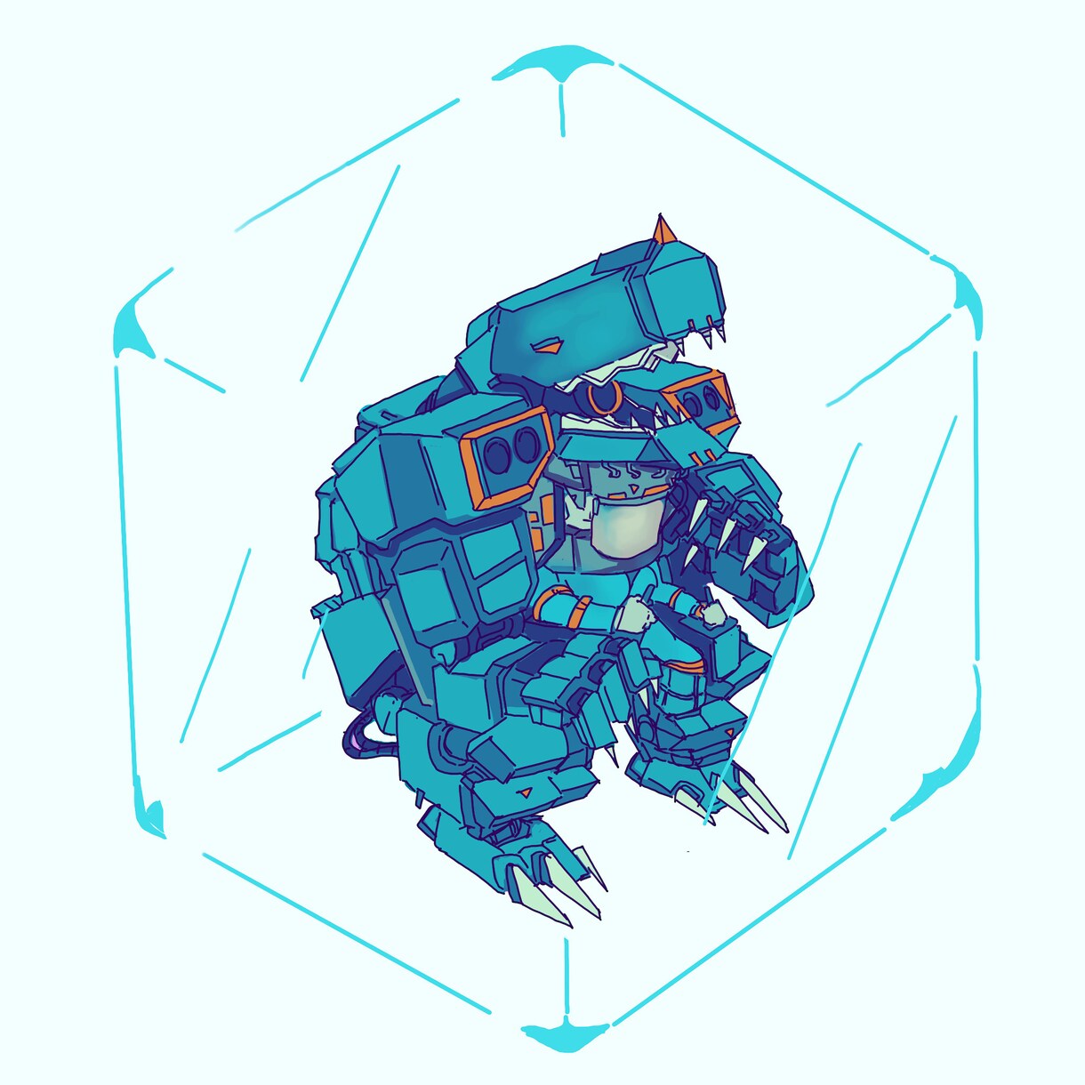 あなたの個性をオリジナルのキャラクターにします 個性的でちょっと変な絵になります。 イメージ4