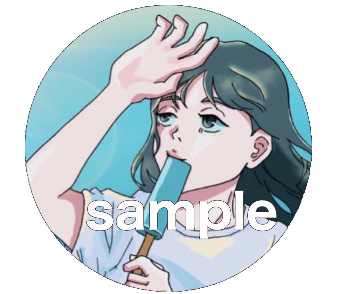 バストアップのアニメ風見やすいアイコン作成します 自分のオリジナルキャラのアイコンが欲しいという方にオススメ イメージ3