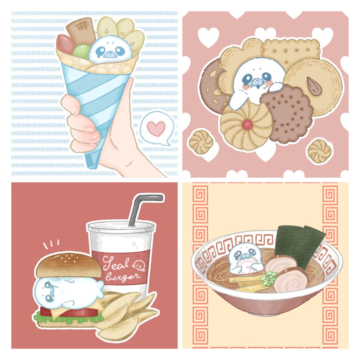 シンプルなワンポイント系のイラスト描きます 雑誌用の小さなイラストやTシャツ用のワンポイントデザインまで イメージ1