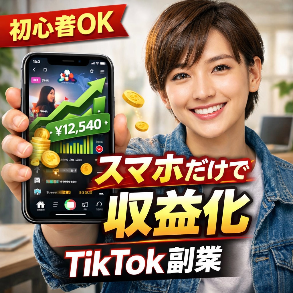 TikTok収益化0→1最短10ステップ解説します スマホ1台で迷わず収益化まで。 イメージ1