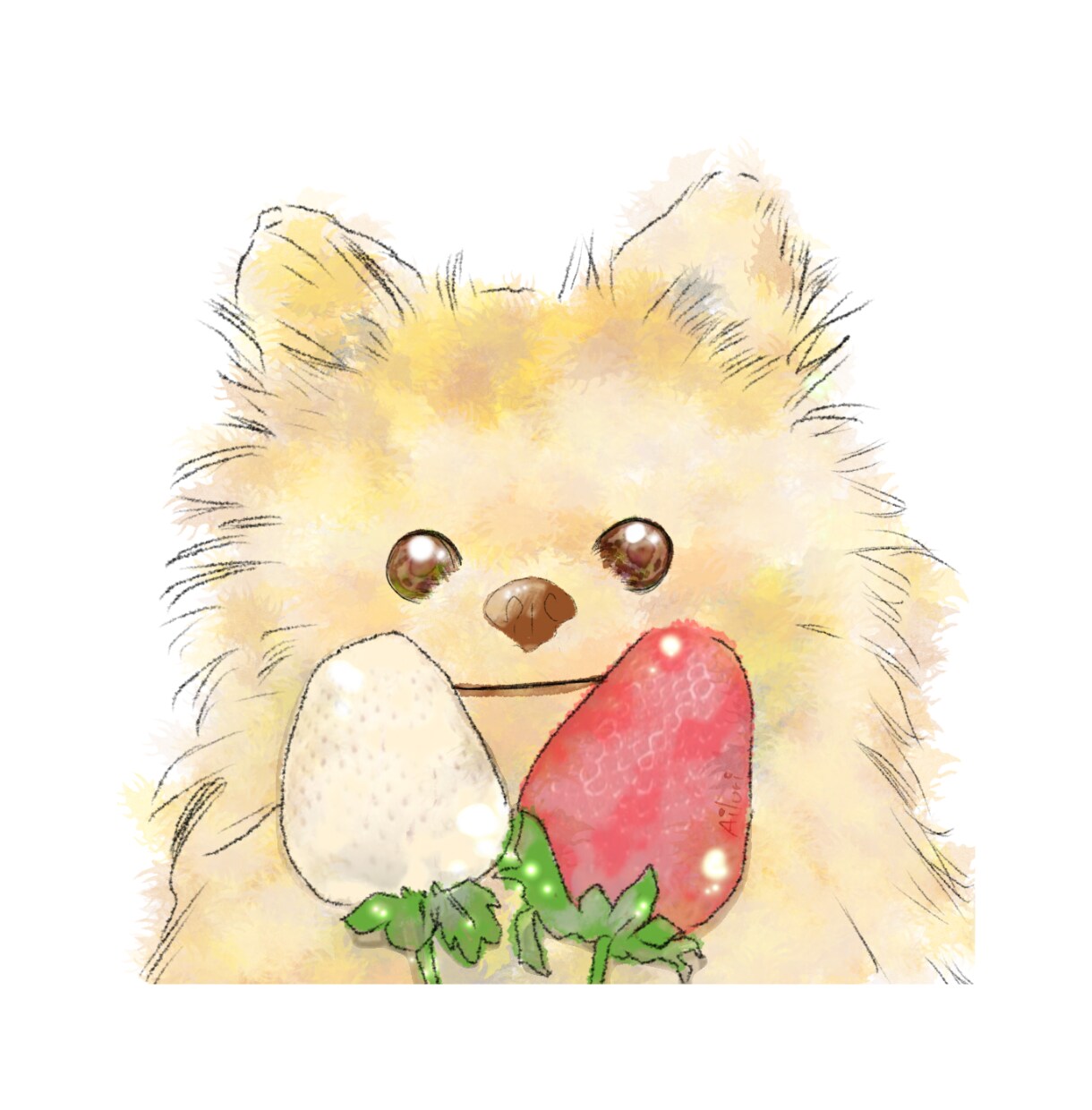 あなたの愛犬を【より可愛く♡格好良く⭐︎】描きます 大切な存在。写真とは違うカタチにしてみませんか？ イメージ2
