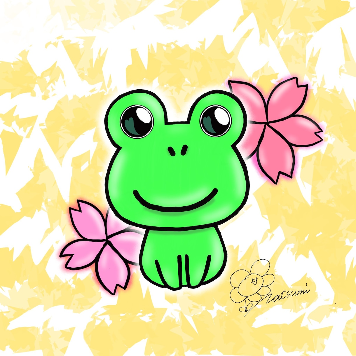 SNSのアイコンを描きます SNSで使えるアイコンを手書きで作成しています！ イメージ1
