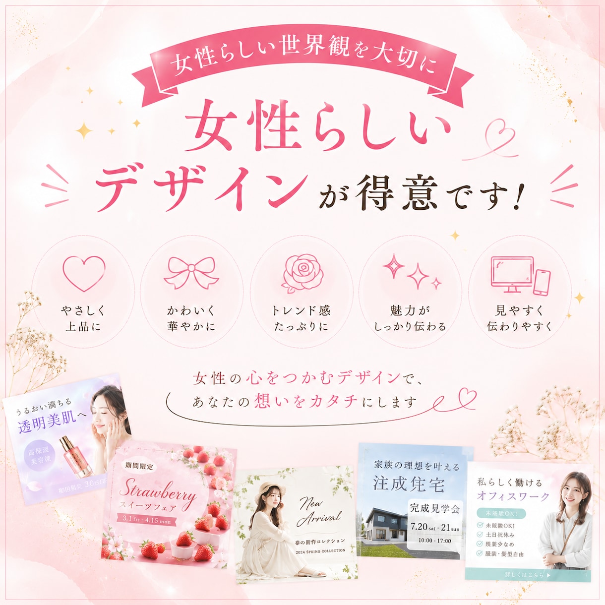 クリック率UPを目指す目立つ広告バナーを制作します 修正無料で安心！視認性を重視し、丁寧にデザインを制作します！ イメージ8