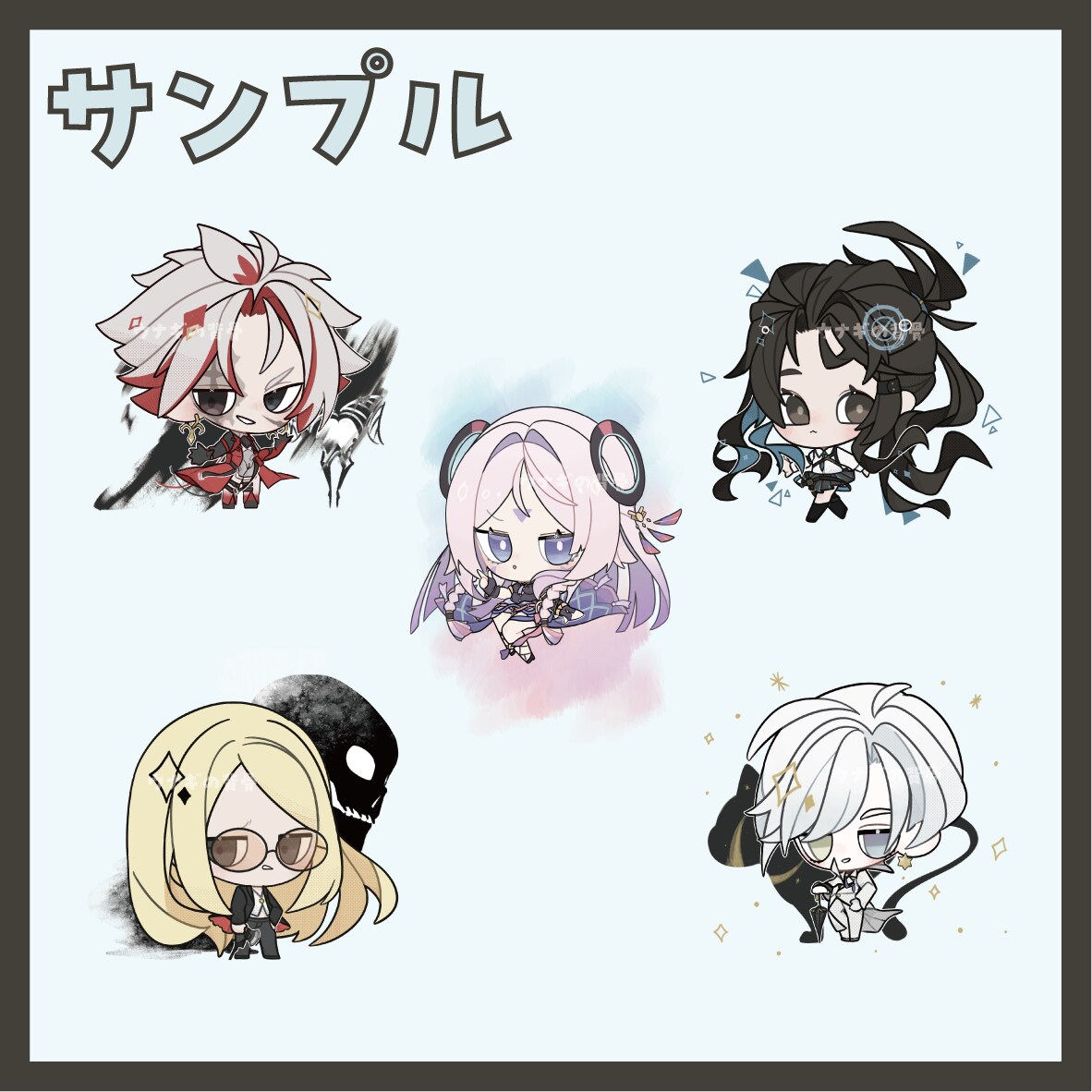 イラスト制作 独特で可愛いミニキャラを描きます 老若男女なんでもOKです！ご依頼お待ちしております！ イメージ4