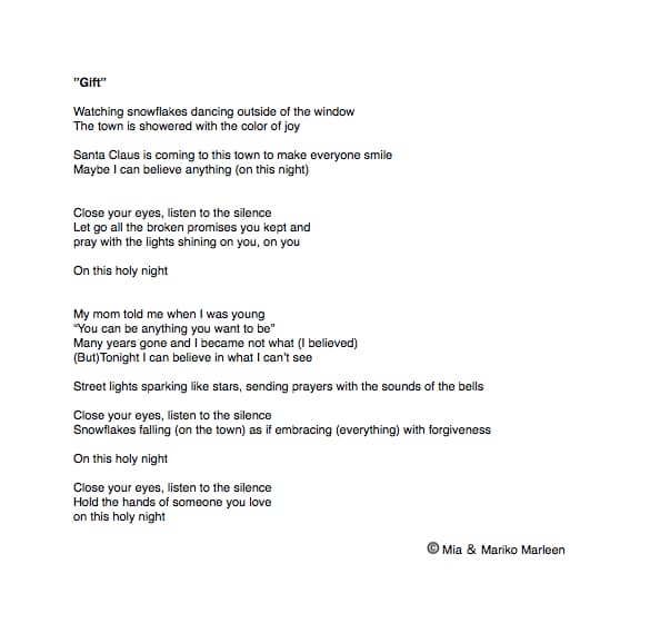 全英語詞対応♪プロヒット曲多数★響く歌詞を届けます 唯一無二の歌詞、お任せ下さい。言葉の力で感動の歌をあなたに★ イメージ7