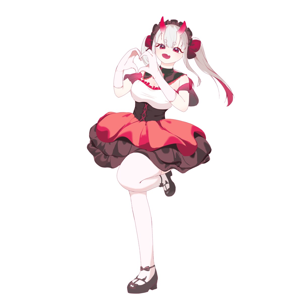 鬼っ娘メイドさん♡ の立ち販売してます 立ち絵を即買える‼️即使える‼️ イメージ3