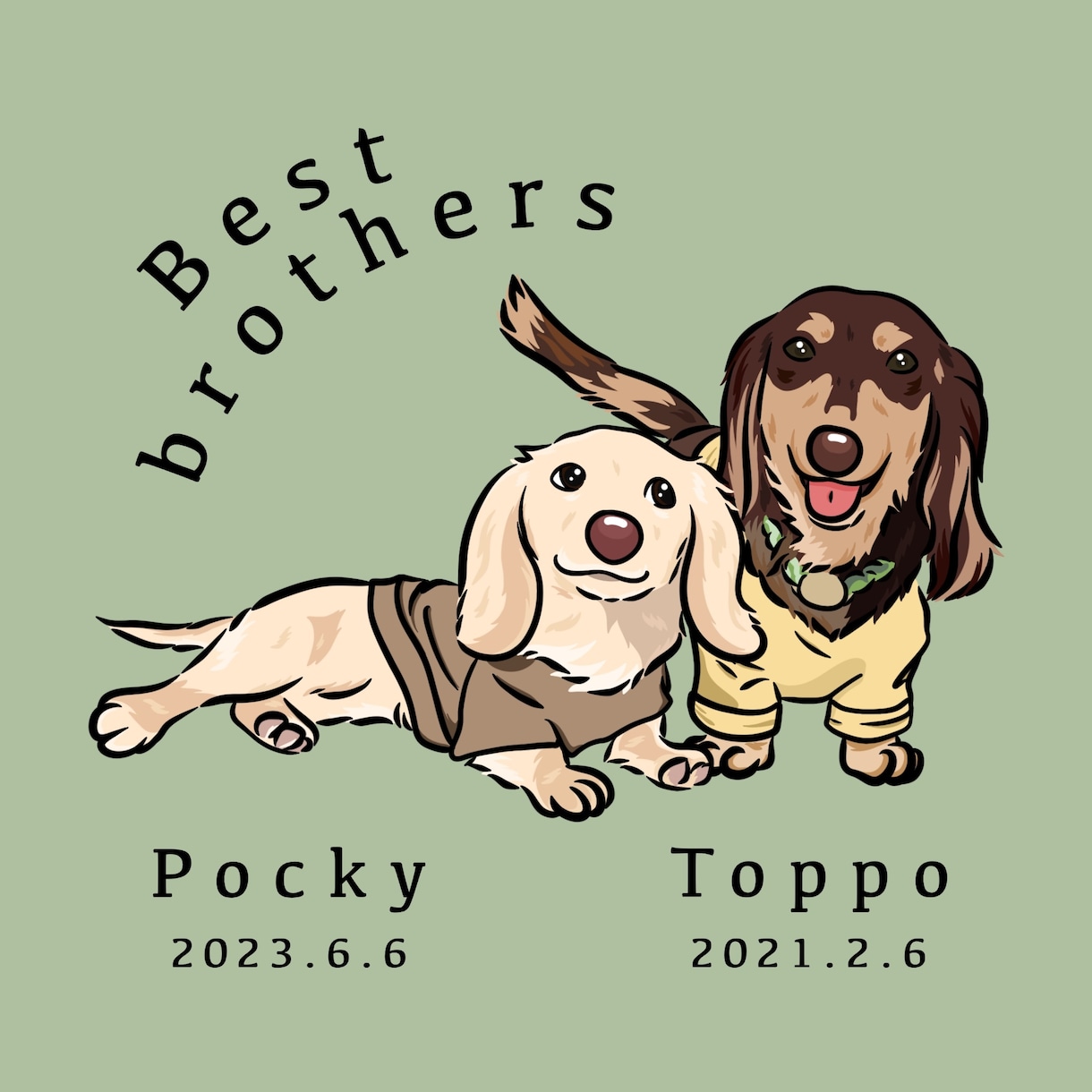 うちの子イラストお描きします グッズやアイコンなどにもお使い下さい！！ イメージ8