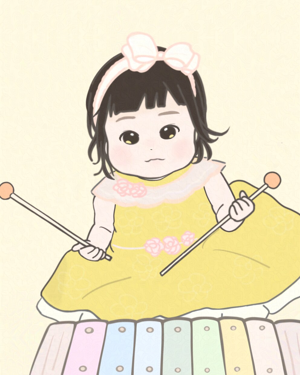 赤ちゃんから小さいお子様の似顔絵を描きます モニター価格！追加料金不要　写真を可愛くイラストに♪ イメージ4