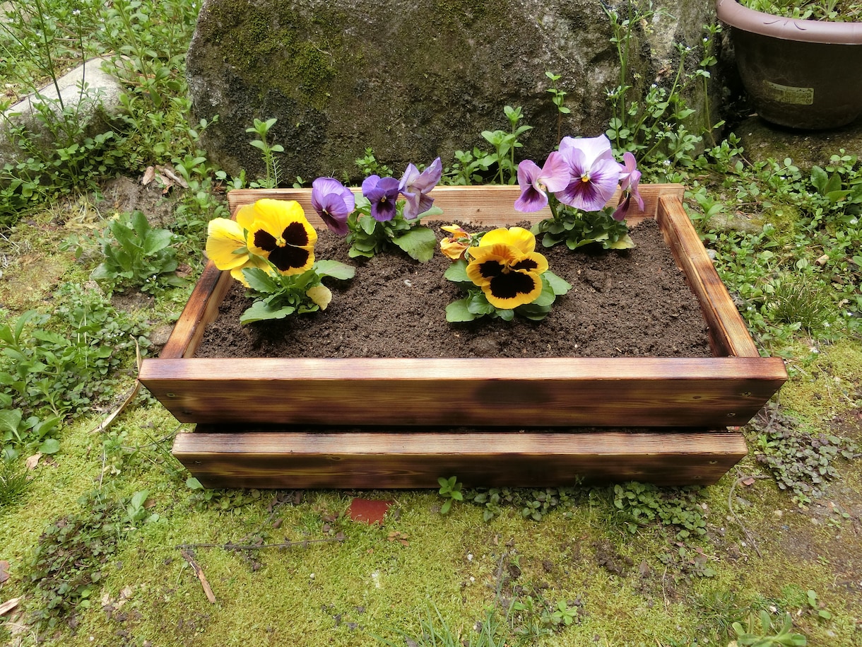 木製プランター（深さ調整用パーツ）を販売します 木製のオリジナルプランターの拡張パーツをご提供します イメージ4
