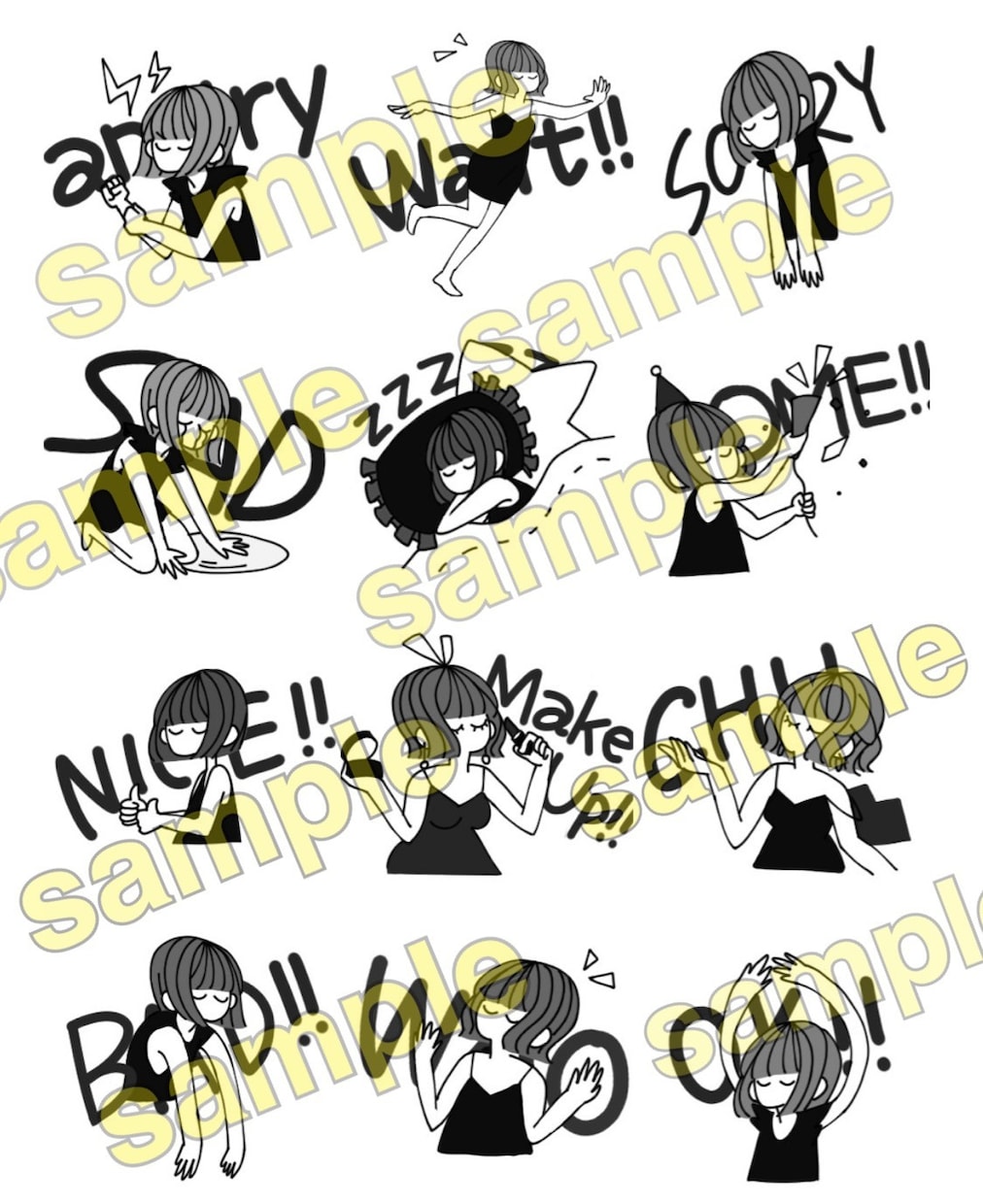 LINEスタンプおつくりします 自分だけのオリジナルスタンプをつくりませんか？ イメージ2
