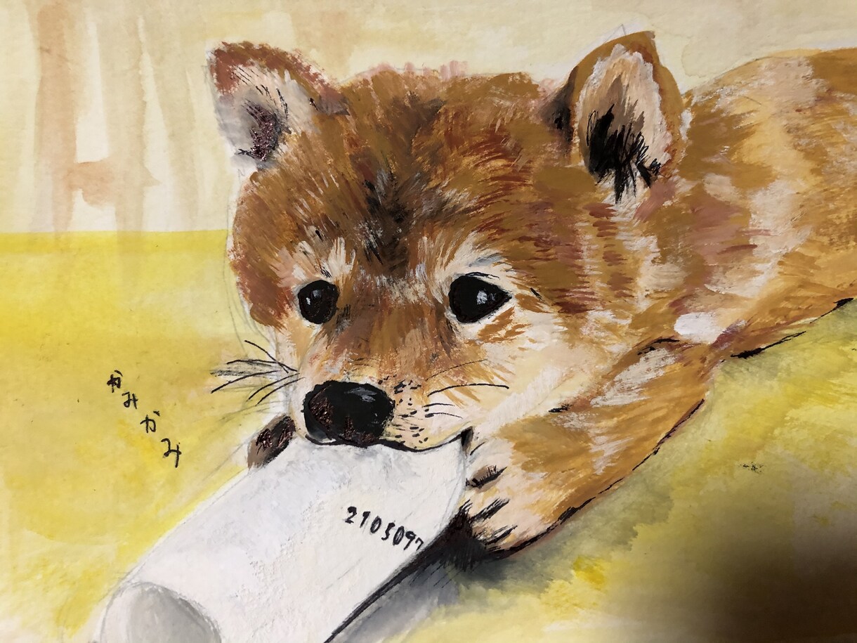 年賀状にも！水彩画で動物の絵を描きます 世界でたった一つ！力強いタッチで動物を生き生きと蘇らせます イメージ7