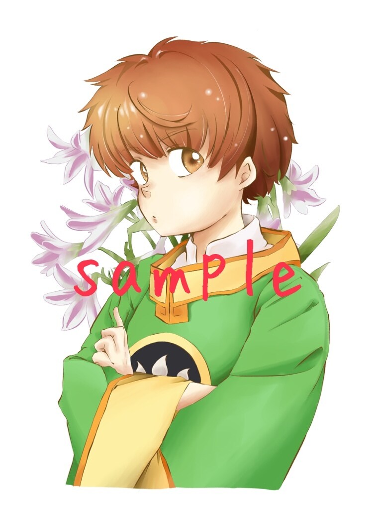 SNS用アイコンにもなるイラスト描きます お花を背景に添えて、あなただけのキャラクターを得られます！ イメージ2