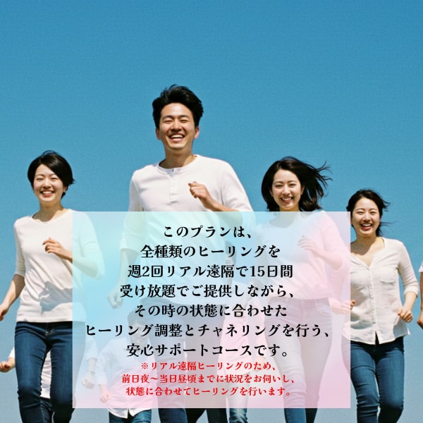 ライト☆週2回リアル遠隔ヒーリング15日間致します 割引中☆まずはお試し集中ケア／エネルギーを2週間で整える イメージ2