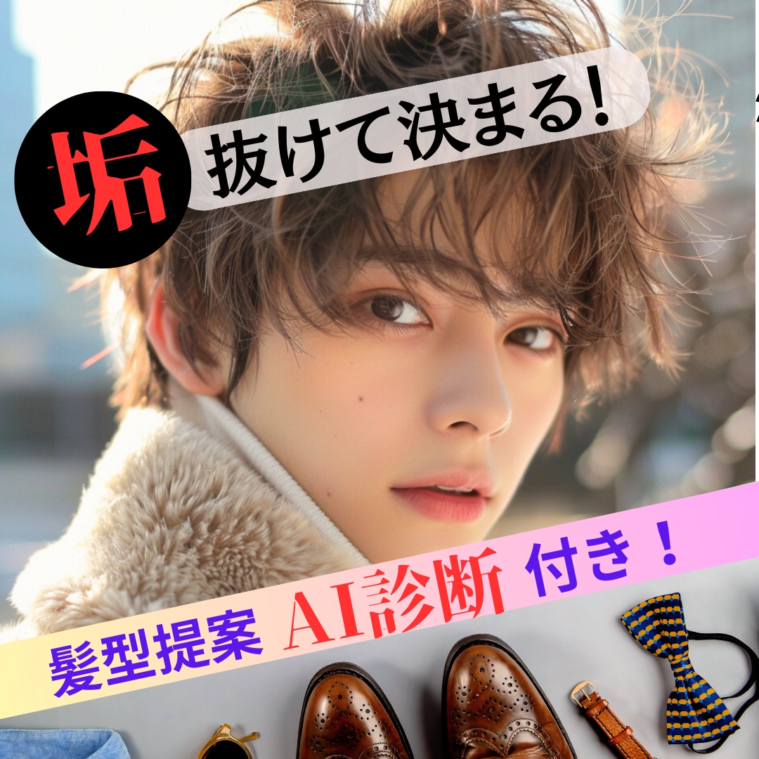 男性限定！垢抜けて決まる似合う髪型ご提案いたします オシャレは9割が理論！闘うあなたをサポートいたします！ イメージ2